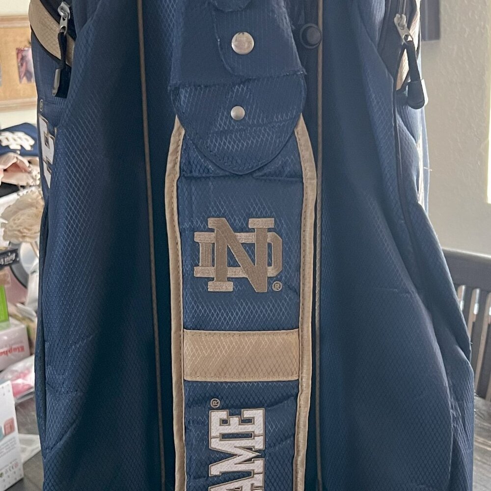 Notre Dame Golf Club Cart Bag NCAA RARE BAG